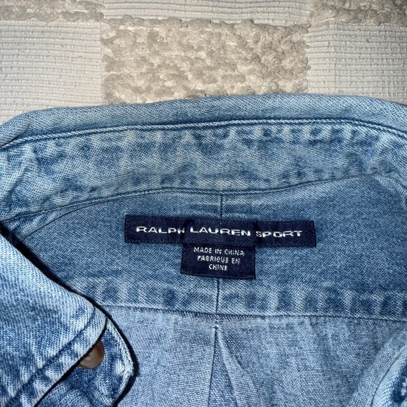 Ralph Lauren Light Blue Denim Shirt - Picture 4 of 5
